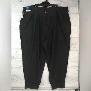 NWT Old Navy Active Black PowerSoft High-Rise Go Dry Leggings Size 4x